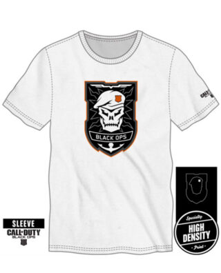 T-SHIRT CALL OF DUTY BLACK OPS 4 – LOGO SOG BRANCO