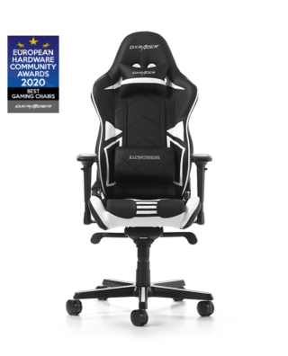 CADEIRA DXRACER RACING PRO R131 – PRETO/BRANCO