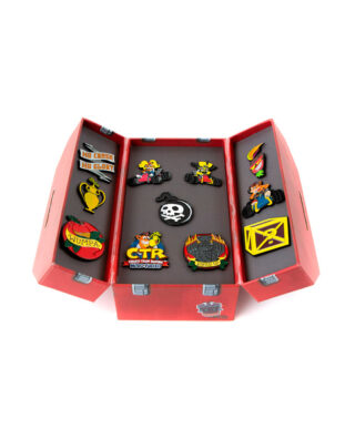 Caixa De Pins Crash Team Racing