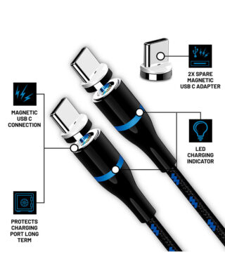 CABOS CARREGAMENTO MAGNÉTICOS PS5 PLAY & CHARGE – 2 X 3M