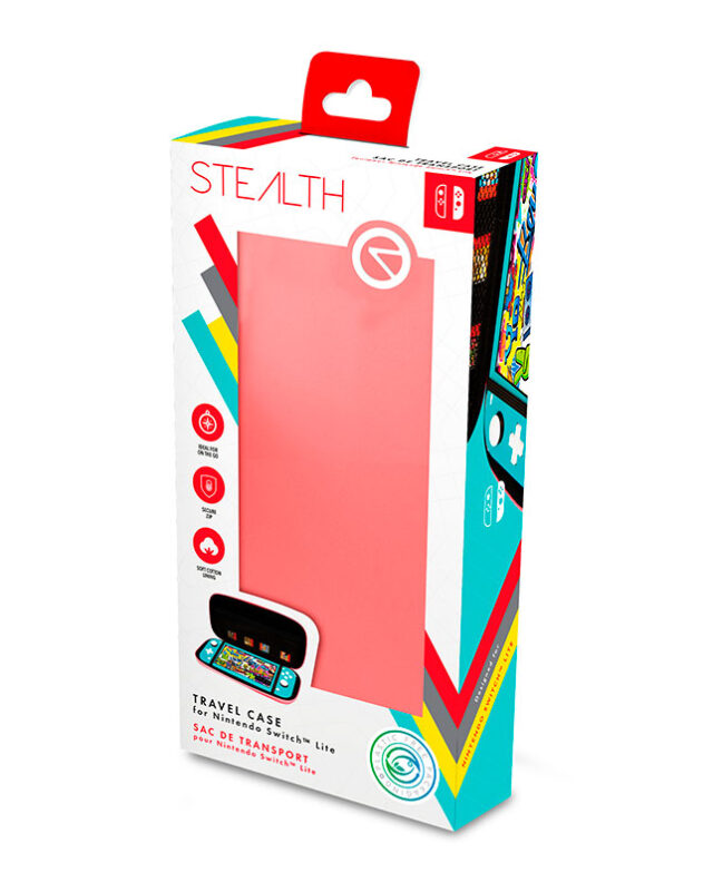 Bolsa Travel Case Stealth Nintendo Switch Lite – Coral