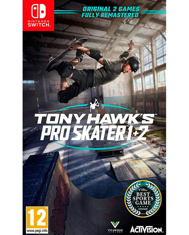 TONY HAWKS PRO SKATER 12 nts 5030917291401