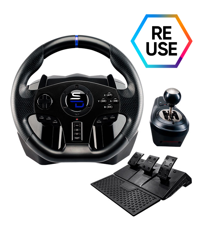 Volante + Pedais LOGITECH G29 Driving Forceracing (Multiplataforma - Preto)