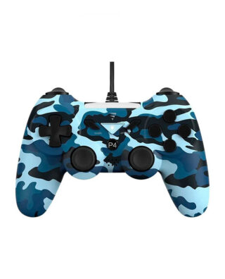 Comando Com Fio Voltedge CX40 – Camo Azul para PS4