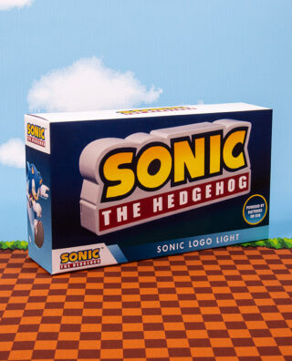 Candeeiro com logótipo Sonic 3D