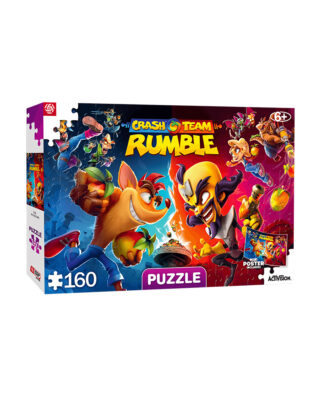 Puzzle Kids Crash Rumble Heroes (160 Peças)