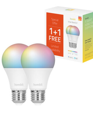 Lâmpada inteligente (9W) RGB+CCT Pack Promocional – Hombli